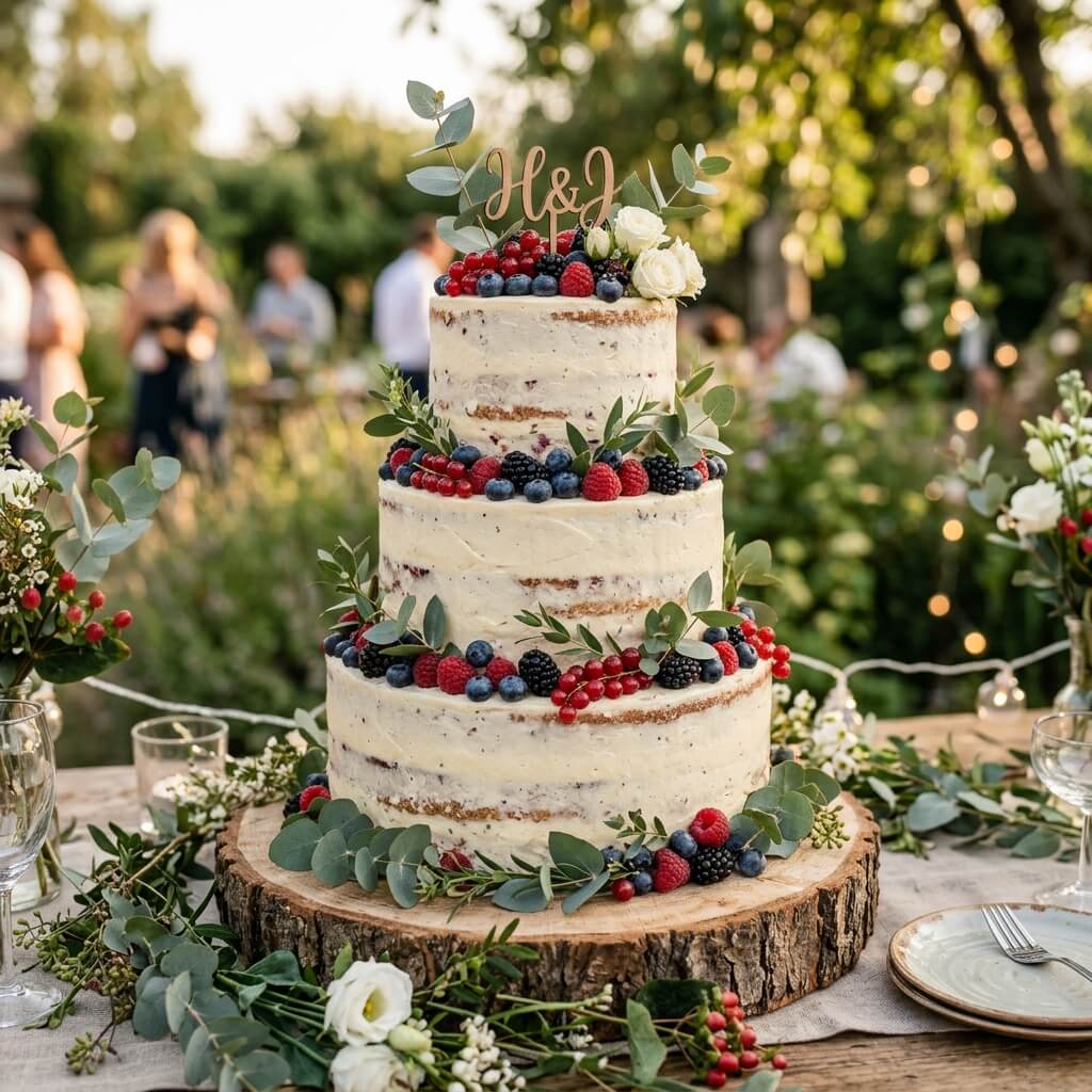 Rustic Naked Cake