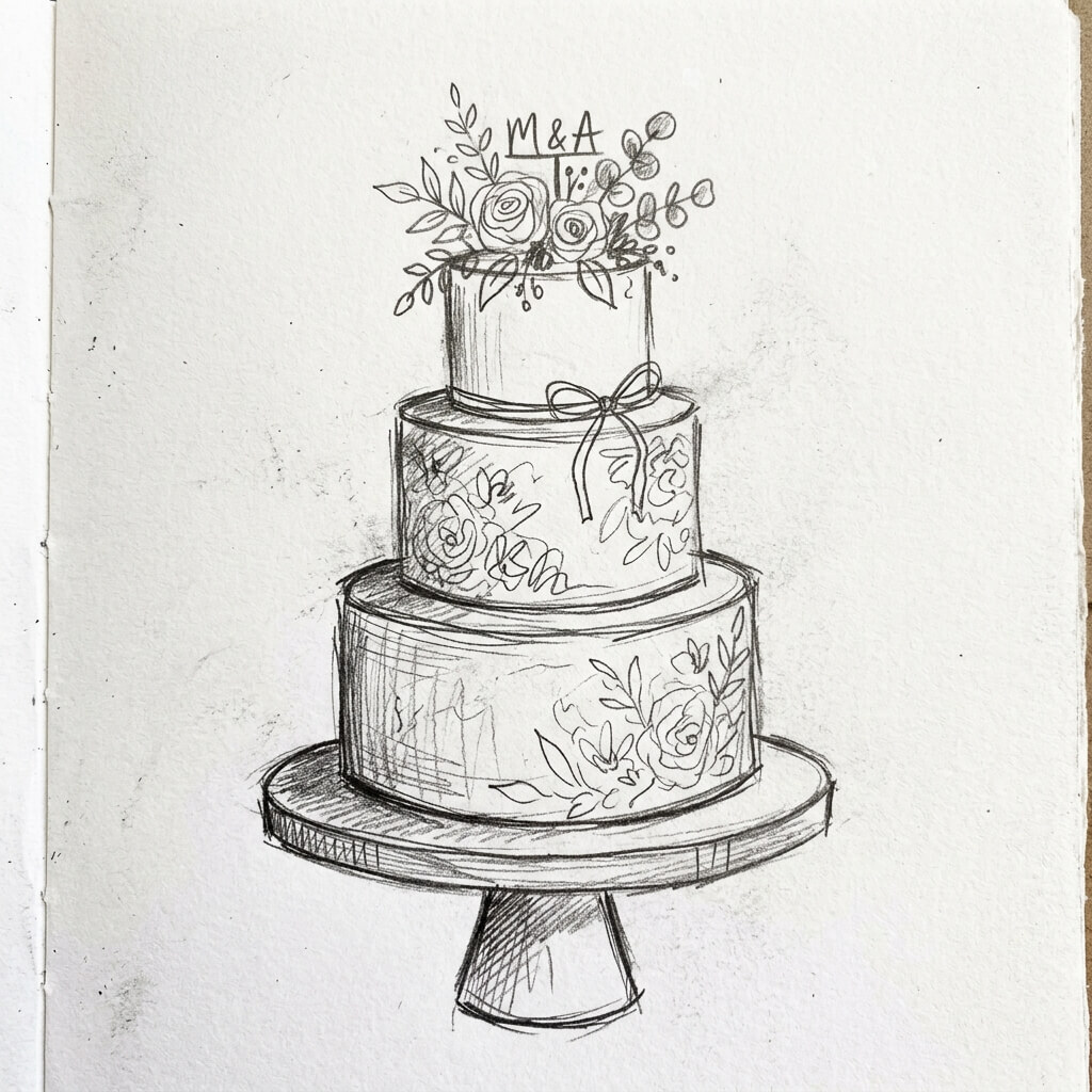 Cake Sketch/Doodle