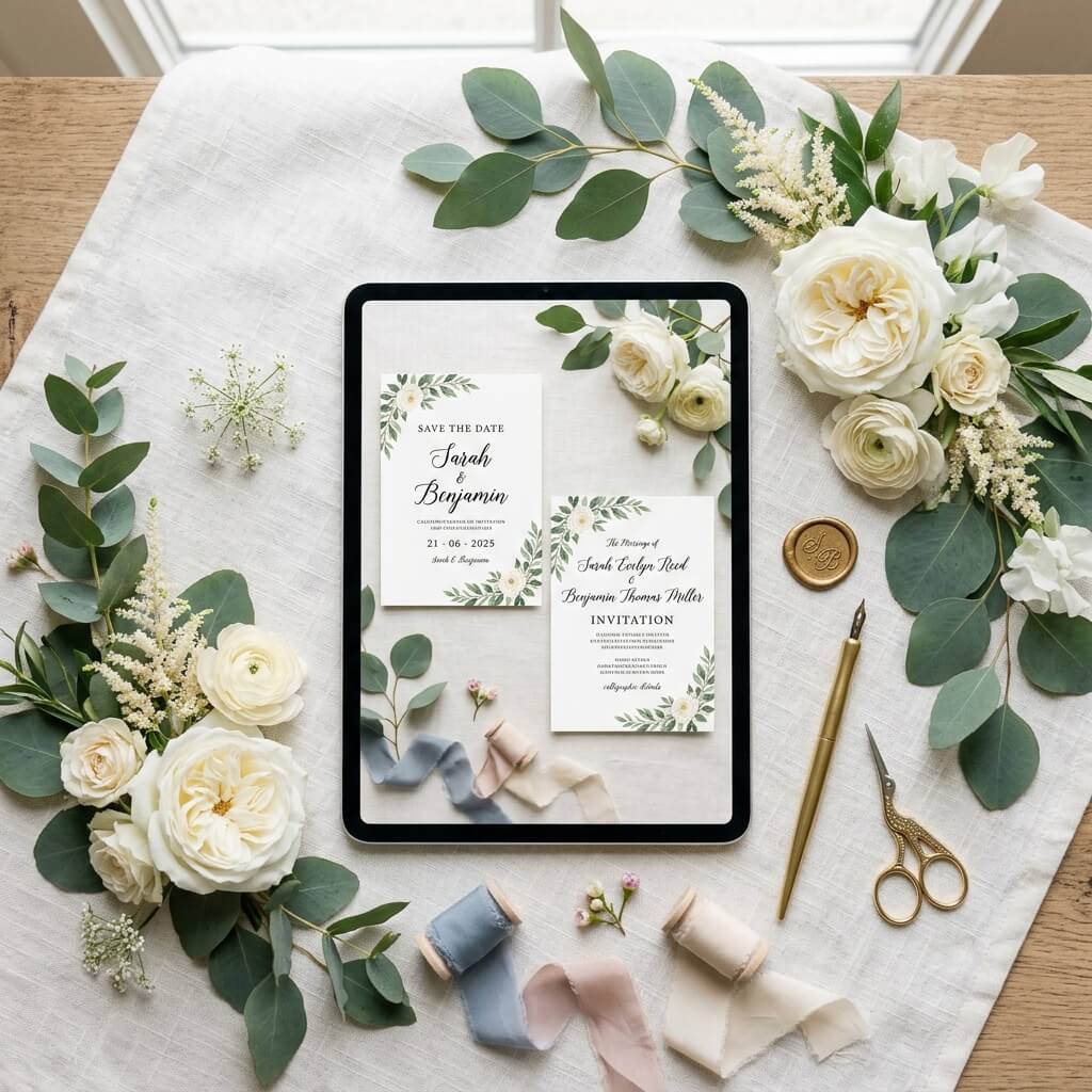 Design Custom Save-the-Dates and Digital Cards in Minutes with AI