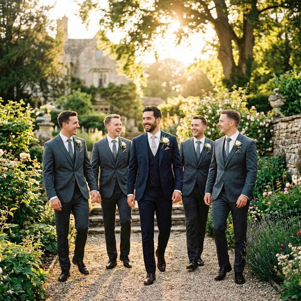 AI Styling Guide for Suits & Guests: Perfect Wedding Color Palettes