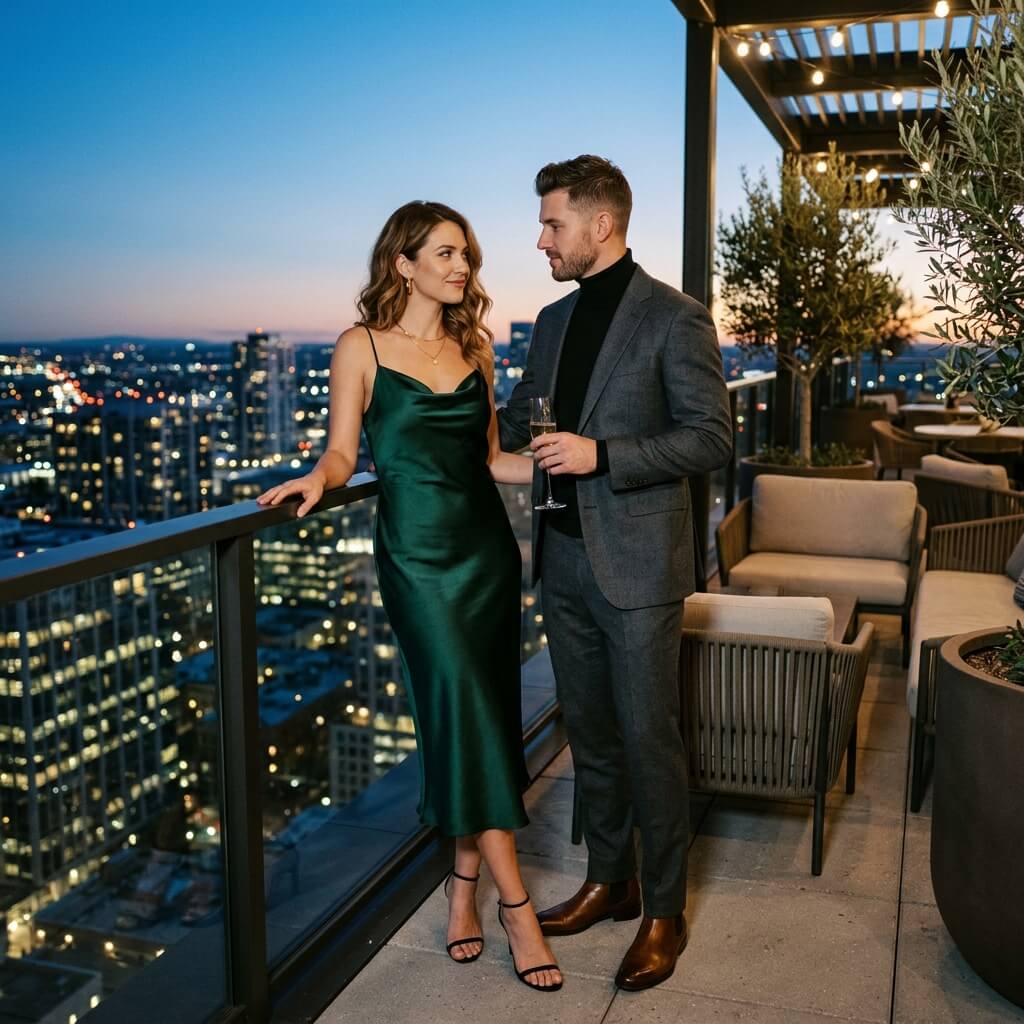 Rooftop Evening