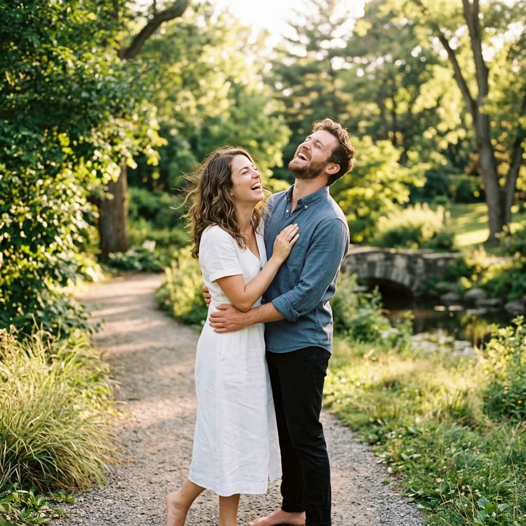 Laughing Candid